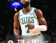 【168直播】NBA战况：绿军116-107主场双杀骑士 塔图姆27+11 米切尔31+8+6