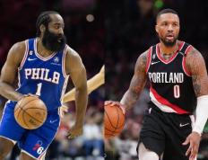 168NBA直播：如果不指定下家 利拉德哈登还可以去哪？