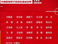 168国足:国足26人大名单公布，扬科维奇的国足年轻化改造正式开始