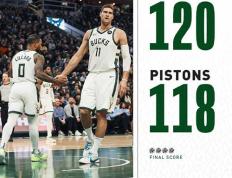 168直播-NBA常规赛：雄鹿124-126惜败步行者,字母哥空砍54+12,哈利伯顿29+10