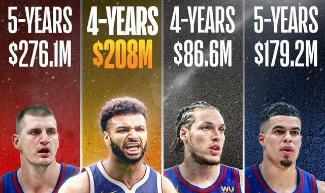 【168直播】NBA球星穆雷意外续约顶薪合同：掘金困境难解